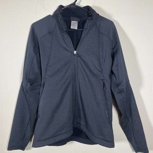 Patagonia Women's M Black Jacket Full Zip Pockets Polartec!